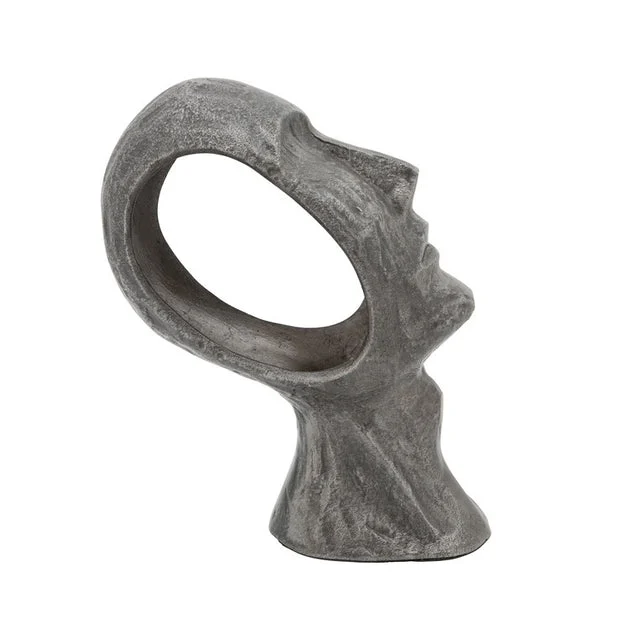 11" Metal Face Deco - Gunmetal