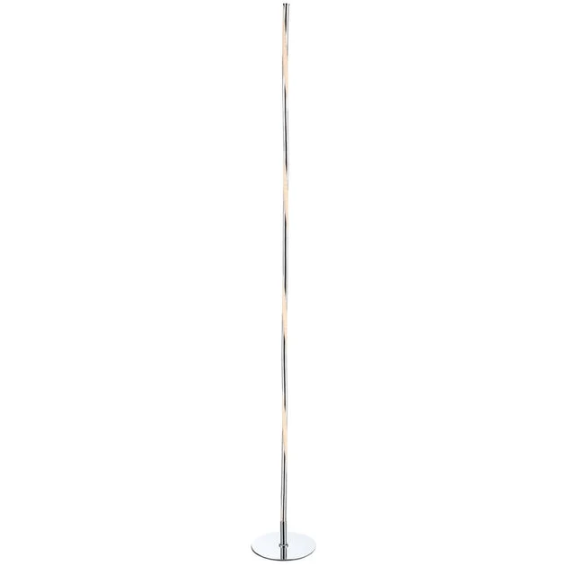 Pilar LED Floor Lamp - Chrome