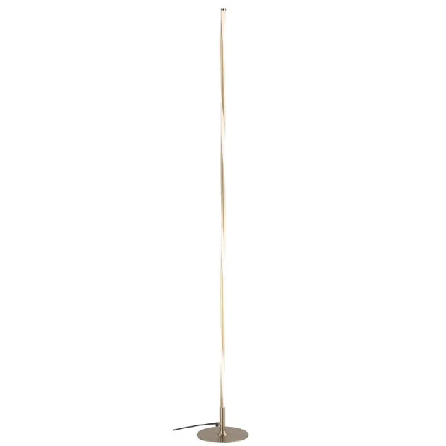 Pilar LED Floor Lamp - Gold