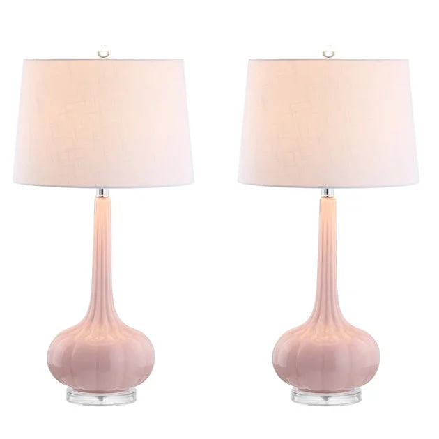 Bette Table Lamps Set of 2 - Pink