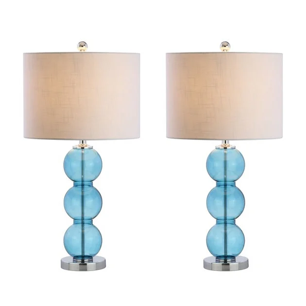 Bella Table Lamps Set of 2 - Sky Blue