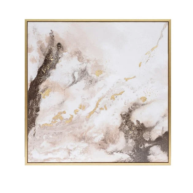 42" x 42" Abstract Oil Painting - Multi
