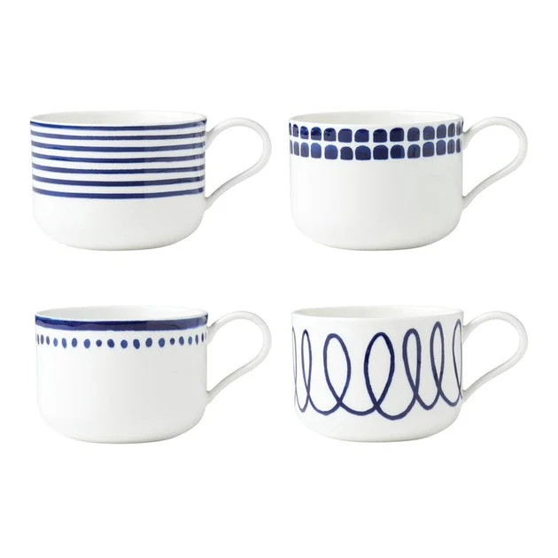 Charlotte Street Dinnerware Mugs Set of 4 -Assorted