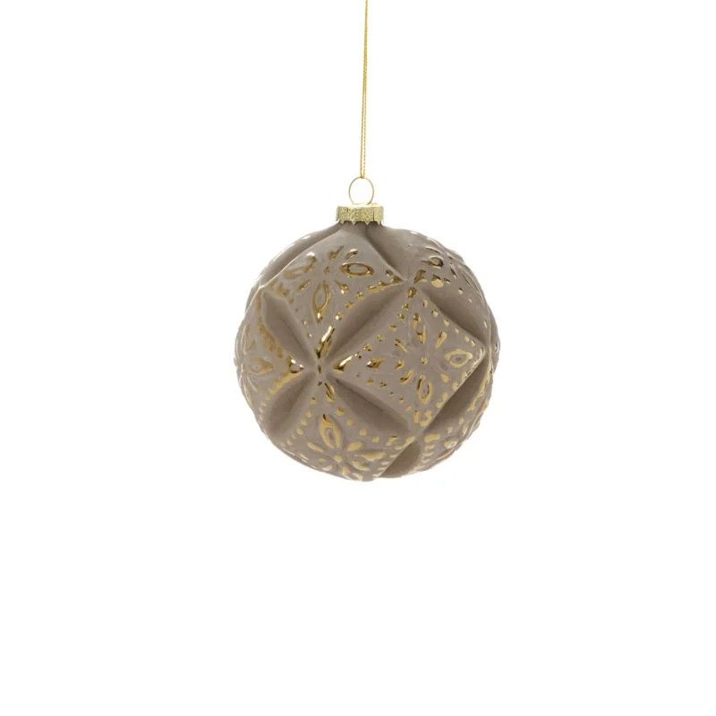 Embossed Ornament // Taupe