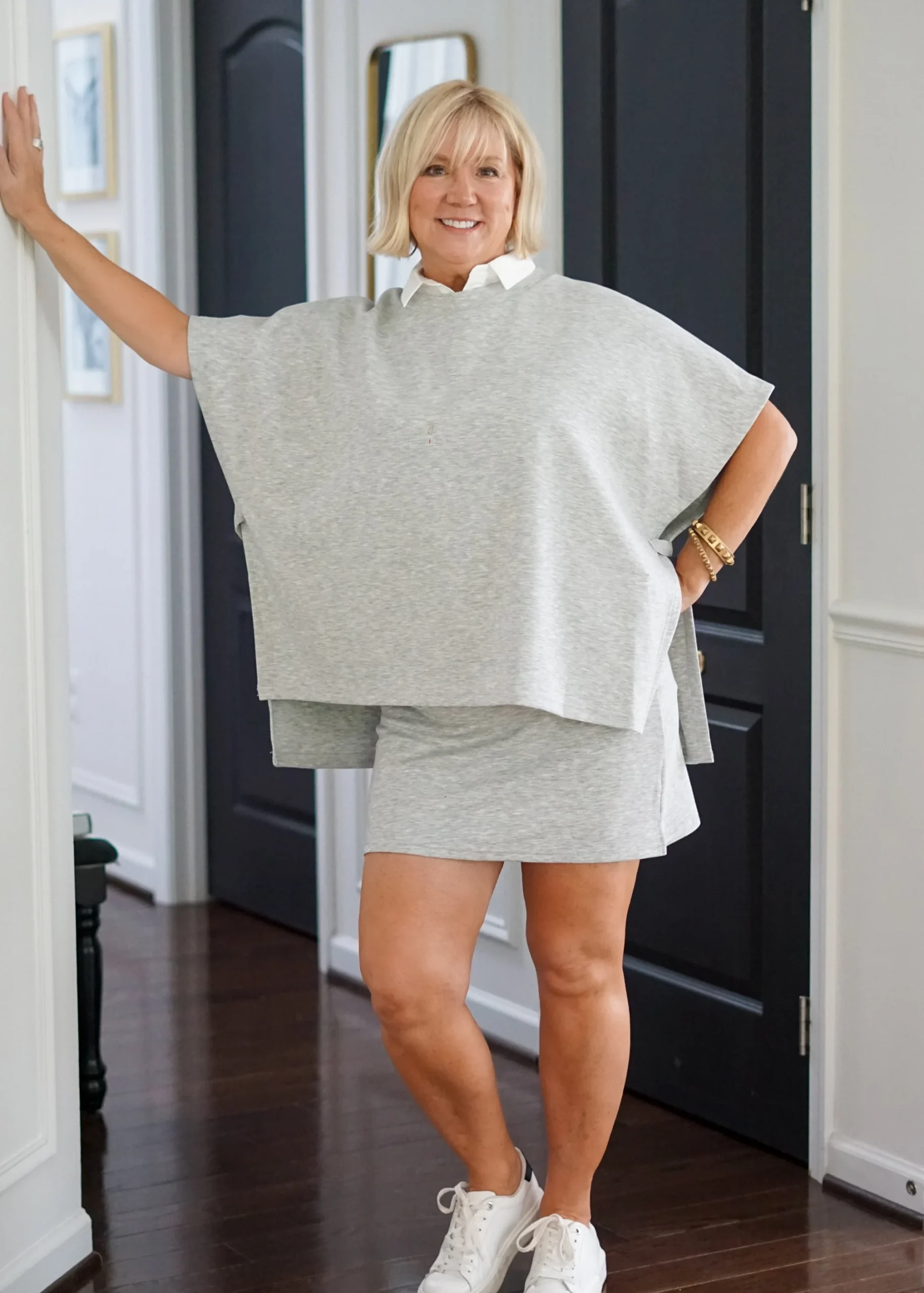 Side Slit Butter Modal Cape // 2 Colors