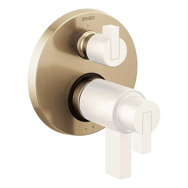 Litze TempAssure Thermostatic Valve Trim with Three-Function Diverter without Handles