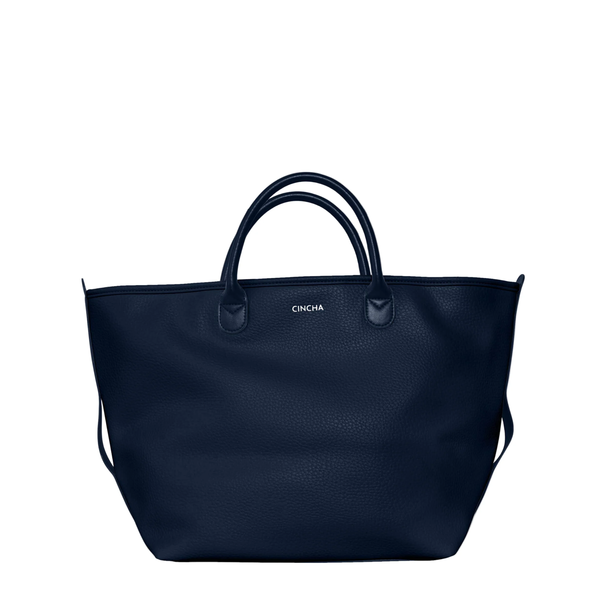 The Vegan Leather Go-Tote // Navy