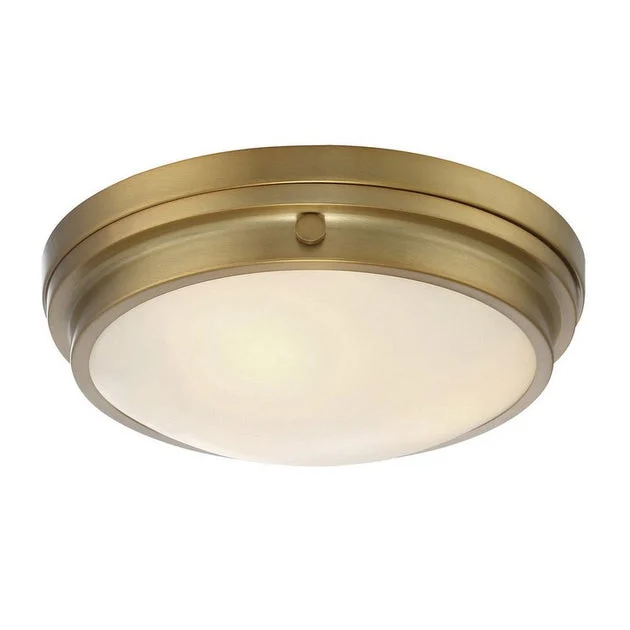 Lucerne Three-Light Flush Mount Ceiling Fixture