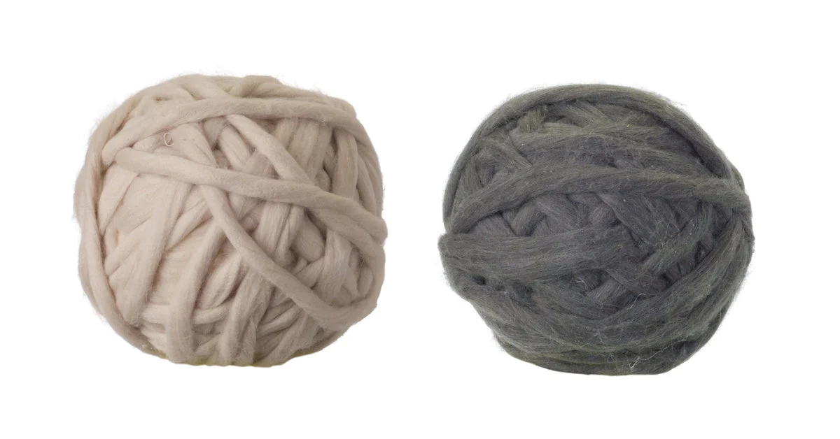 Melrose Yarn Ball Ornament or Bowl Filler (Set of 4)