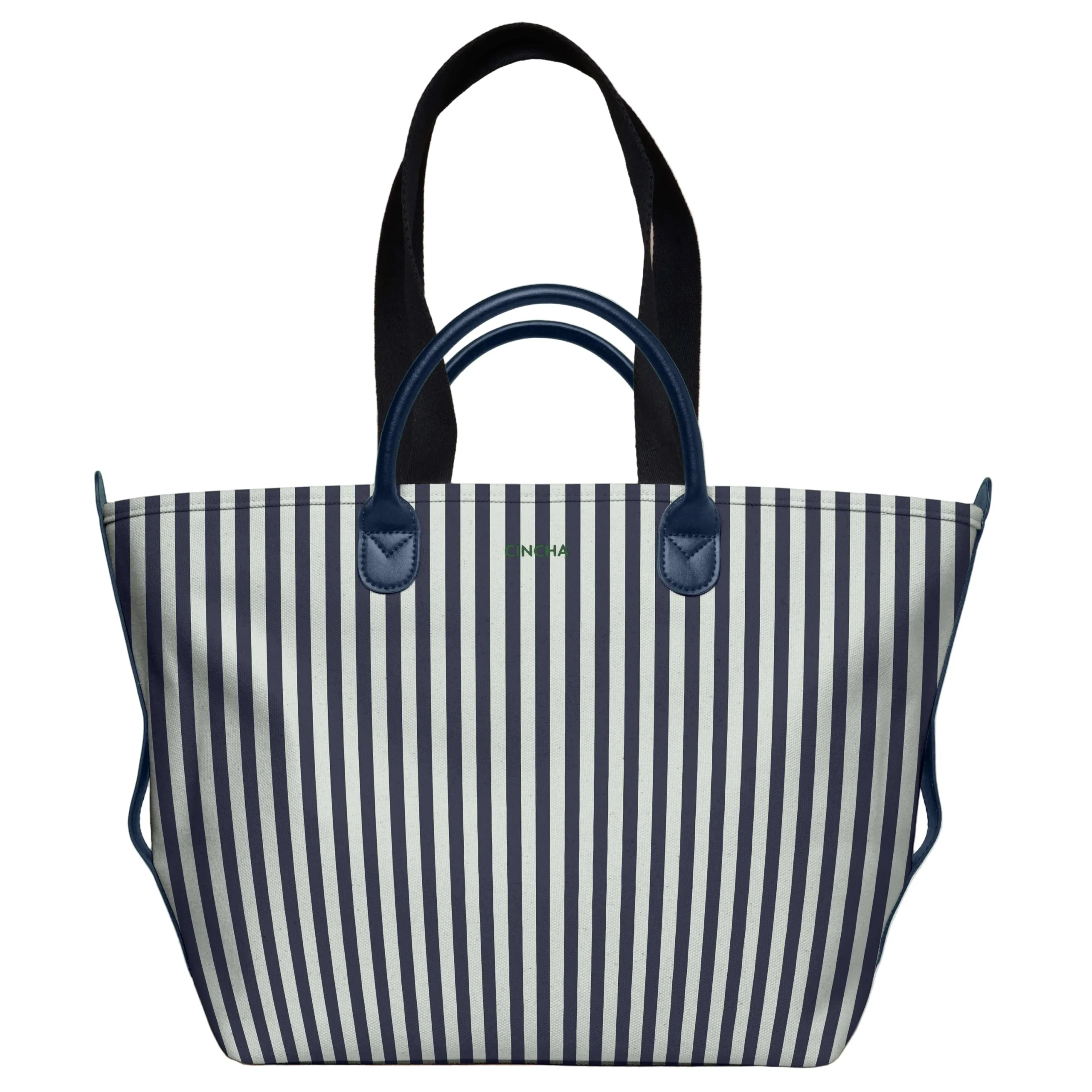 The Canvas Go-Tote // Navy Stripe