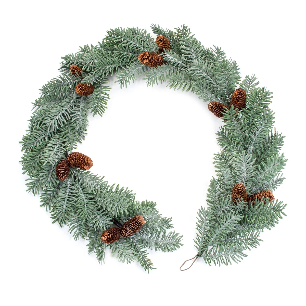 Winter Pine Garland with Pinecone Accents Set of 2 – 5'L Christmas Decor by Melrose