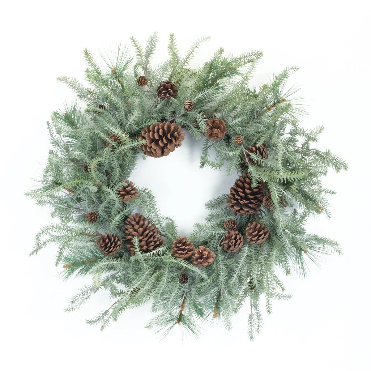 Melrose Winter Pine Wreath with Pine Cones 29.5"D