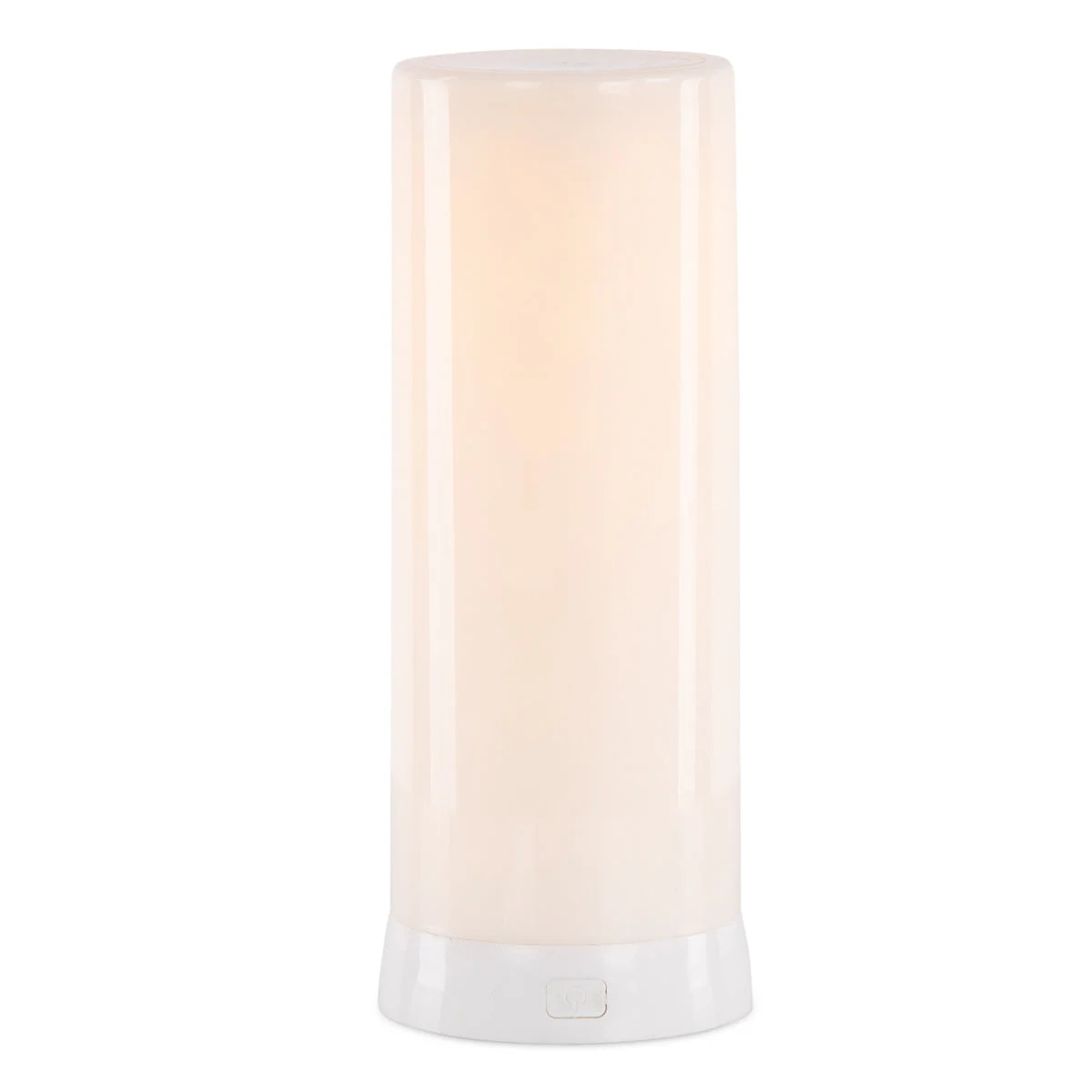 Melrose LED FIA Flame Designer Candle with White Hue 7.5"H