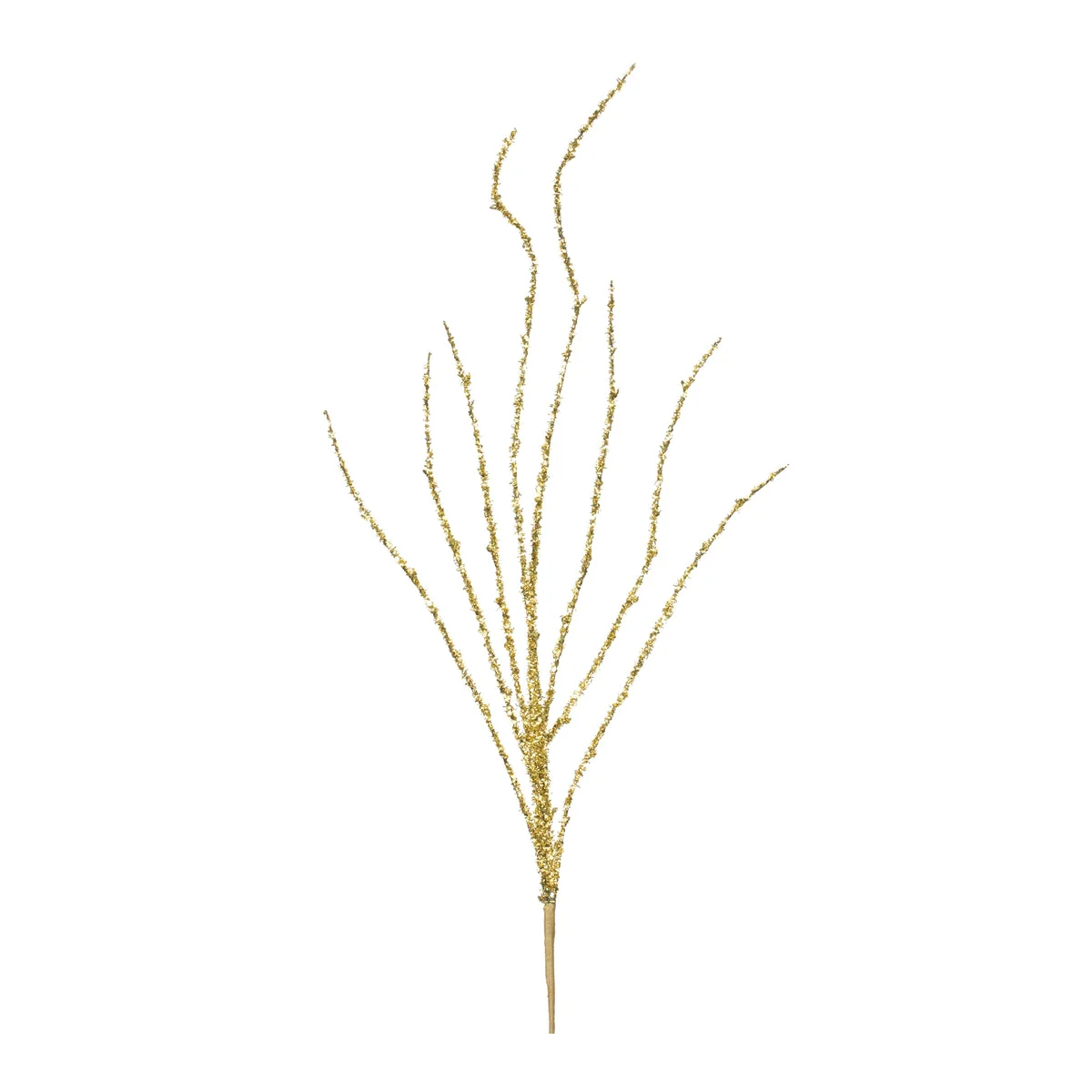 Melrose Gold Tinsel Branch (Set of 12)