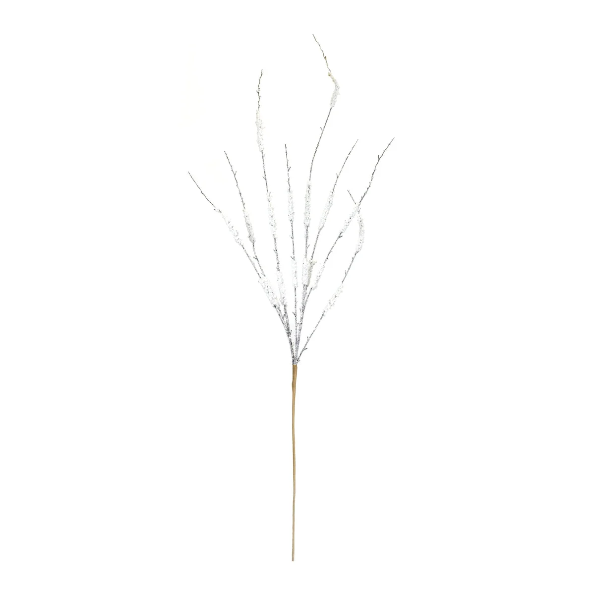 Melrose Flocked Tinsel Branch (Set of 12)