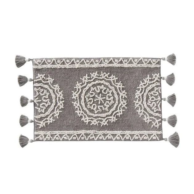 Medallia Medium Rug in Gray