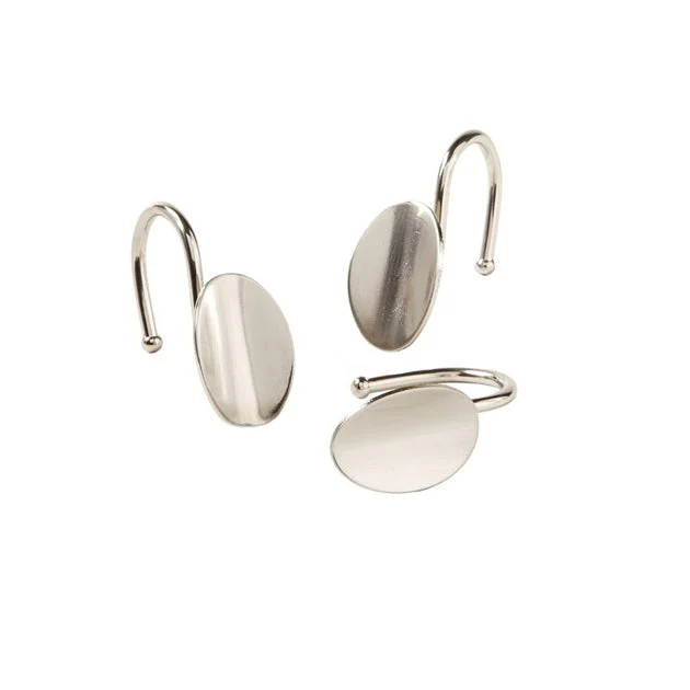 Loop Shower Curtain Hooks 12-Pack
