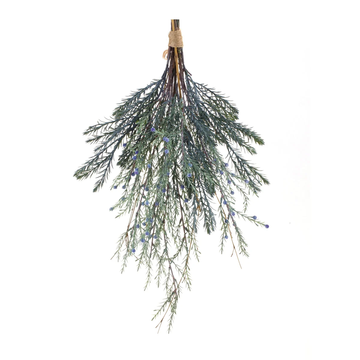 Christmas Mantel Pine Swag Blue and Green 23.25"H by Melrose