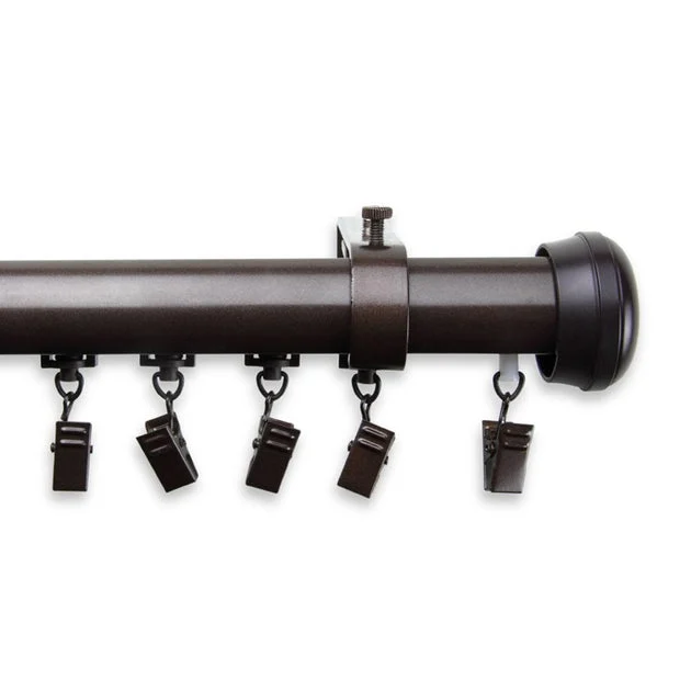 Dean Traverse Rod 86" - 120" Long - Cocoa