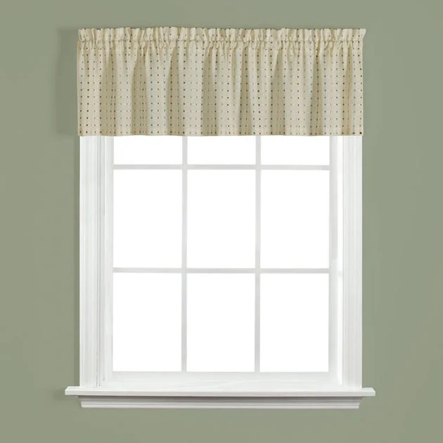 Hopscotch Valance in Neutral