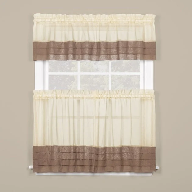 Cielo 24" Tier Pair in Cream/Brown