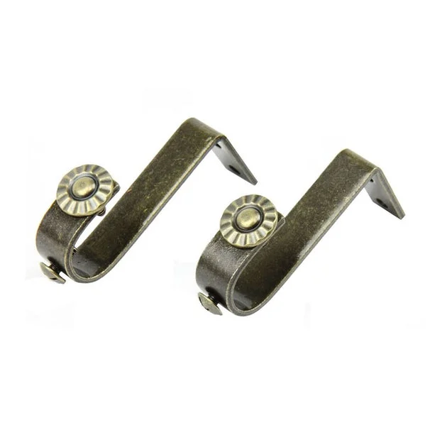 Ceiling Bracket Pair for 13/16" Rod - Antique Brass