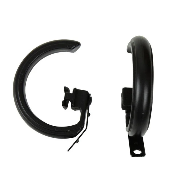 Rings for Decorative Traverse Rod (Set of 10) - Black
