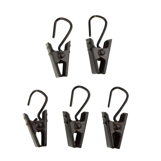 24 Clips with Hooks-Cocoa