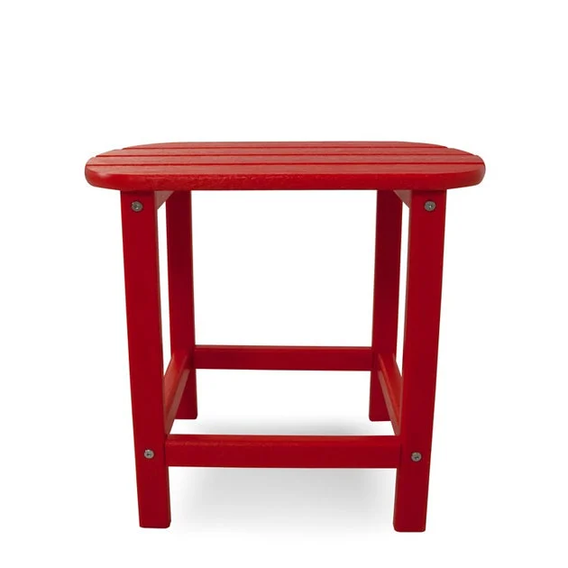 South Beach 18" Side Table - Sunset Red