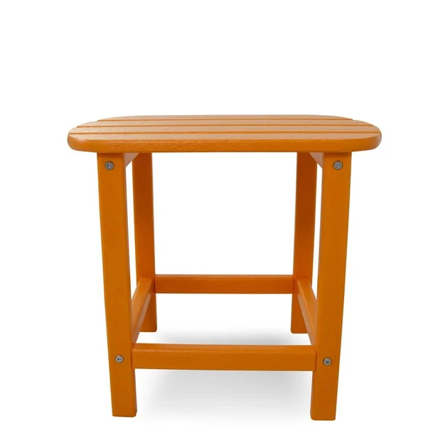 South Beach 18" Side Table - Tangerine