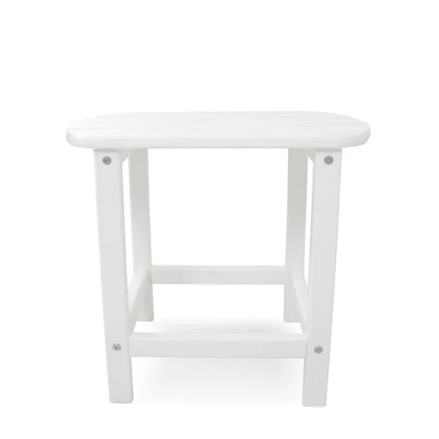 South Beach 18" Side Table - White