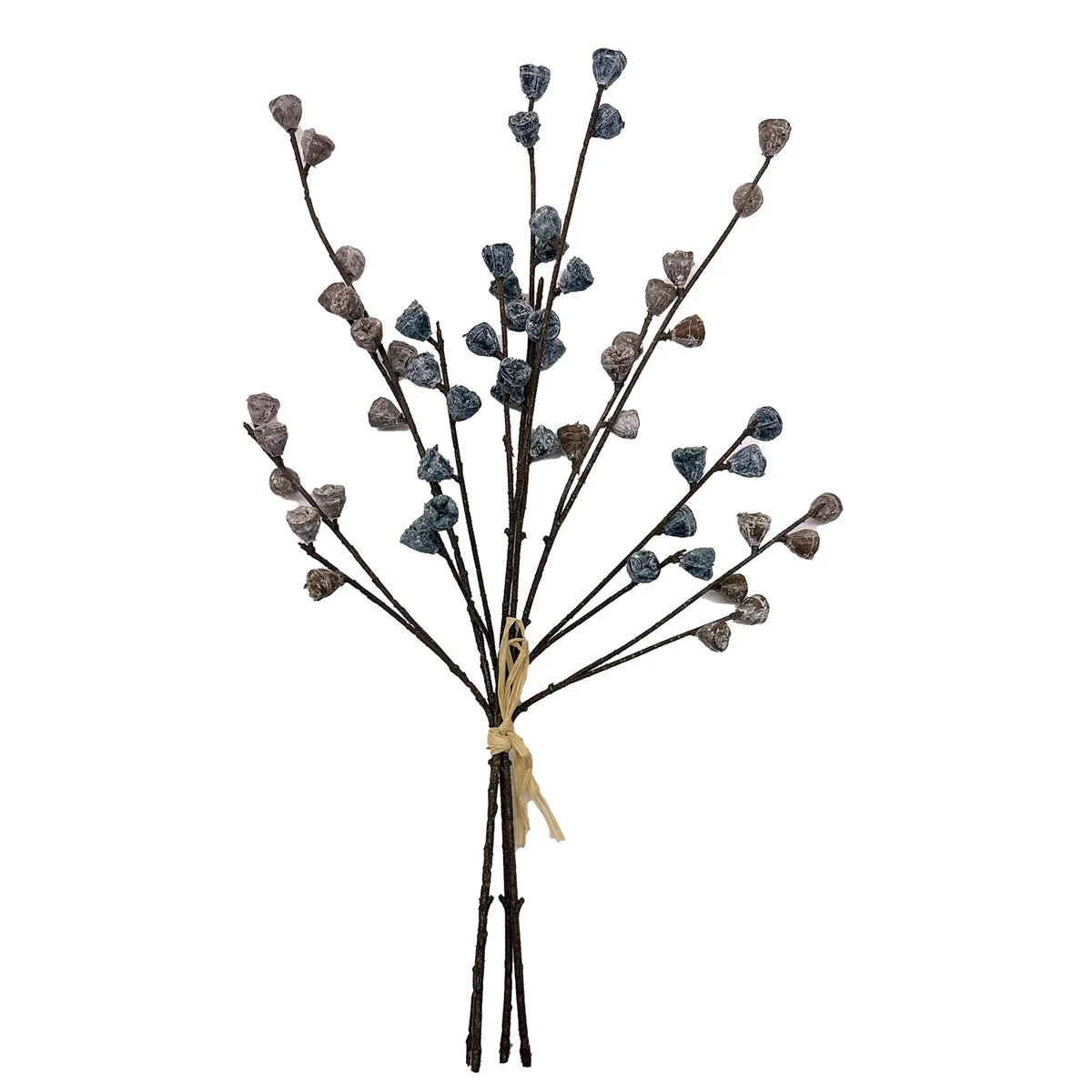 Winter Berry Pod Stems Set of 2 – 19.5 Inch Height – Seasonal Vase Christmas Decor – By Melrose
