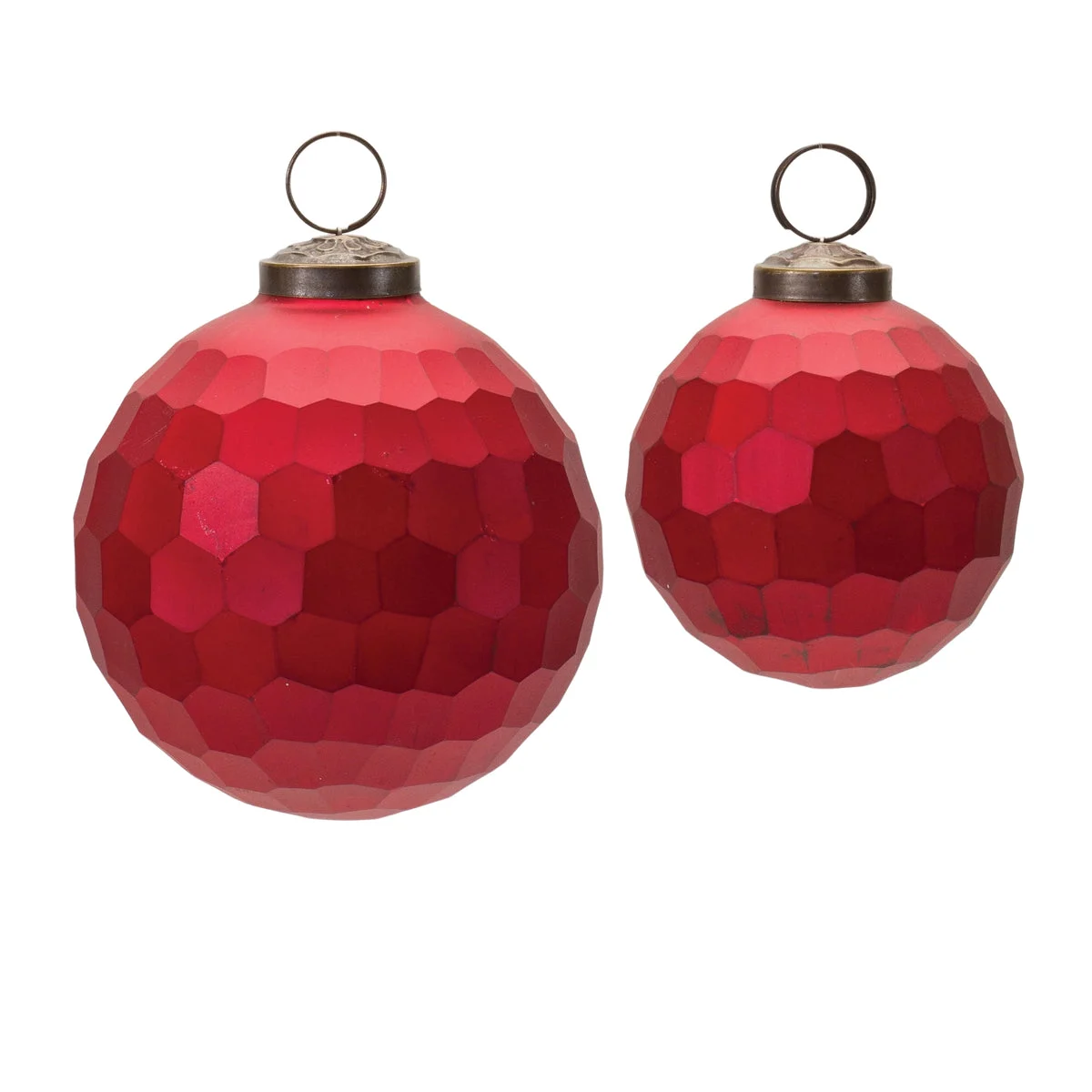 Melrose Hammered Glass Ball Ornament (Set of 4)