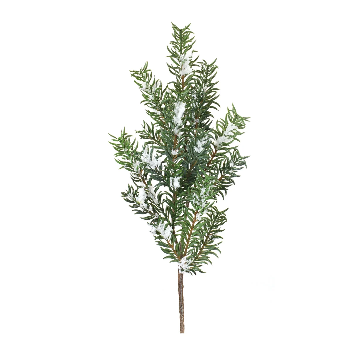 Christmas Snow Pine Spray Set of 6 Plastic 30" Height Holiday Stems by Melrose