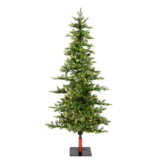 8' Shawnee Fir Artificial Christmas Tree with Warm White LED Dura-Lit Lights