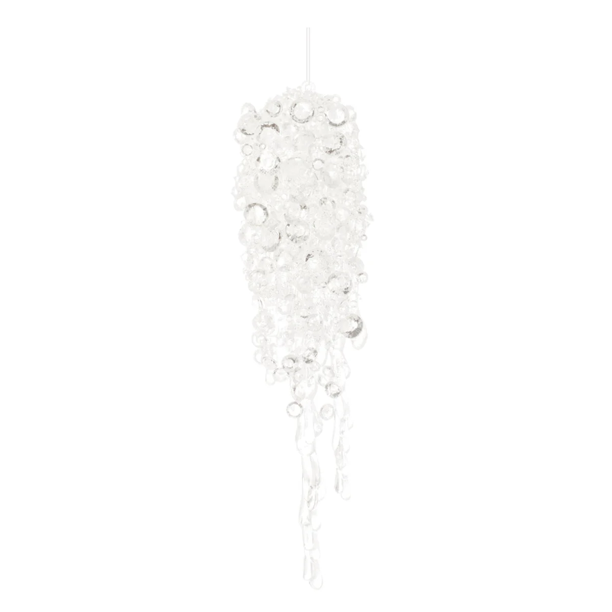 Melrose Glittered Icicle Drop Ornament (Set of 12)