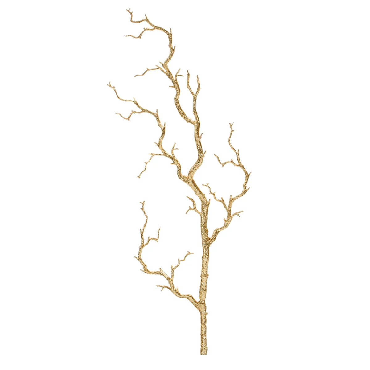 Melrose Glittered Gold Twig Branch (Set of 6)