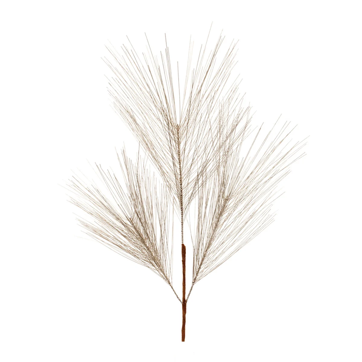 Silver Long Needle Pine Sprays 25.5"H (Set of 6) Traditional Christmas Decor by Melrose