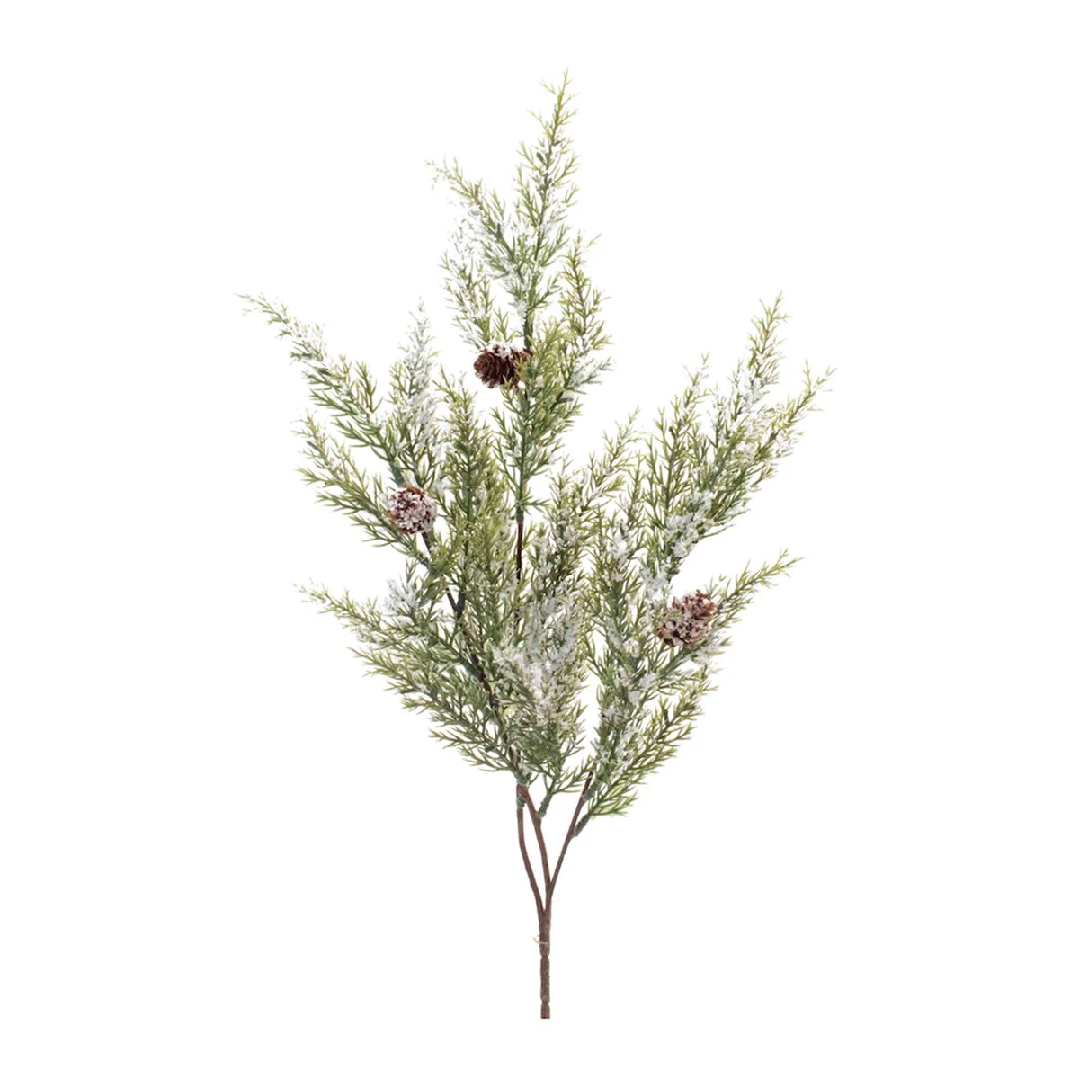 Melrose Icy Pine Spray with Pinecones (Set of 6)