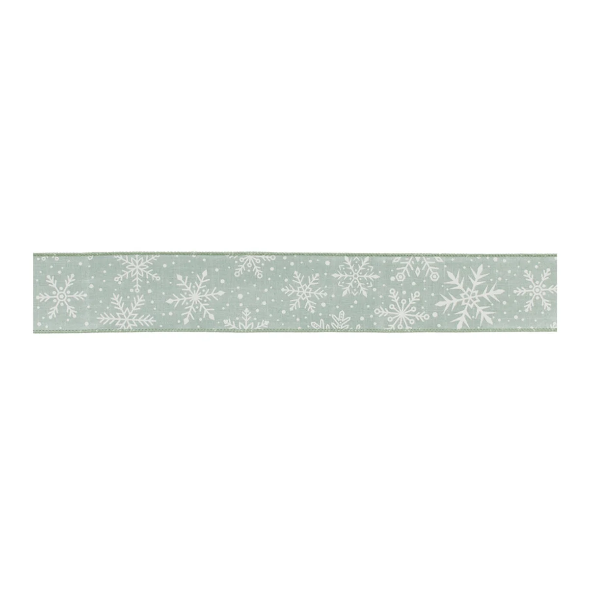 Melrose Wired Snowflake Ribbon 2.5" x 10yds