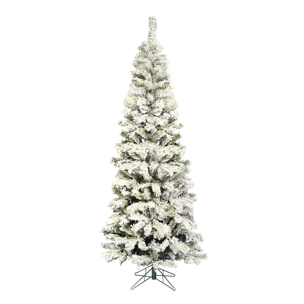 Vickerman A100355 5.5' Flocked Pacific Artificial Christmas Tree Unlit