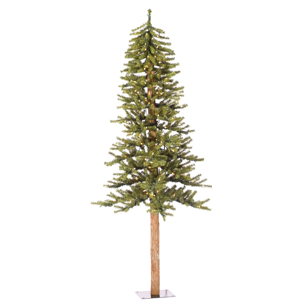 Vickerman A805161LED 6' x 33" Natural Alpine Artificial Christmas Tree Warm White LED Lights.