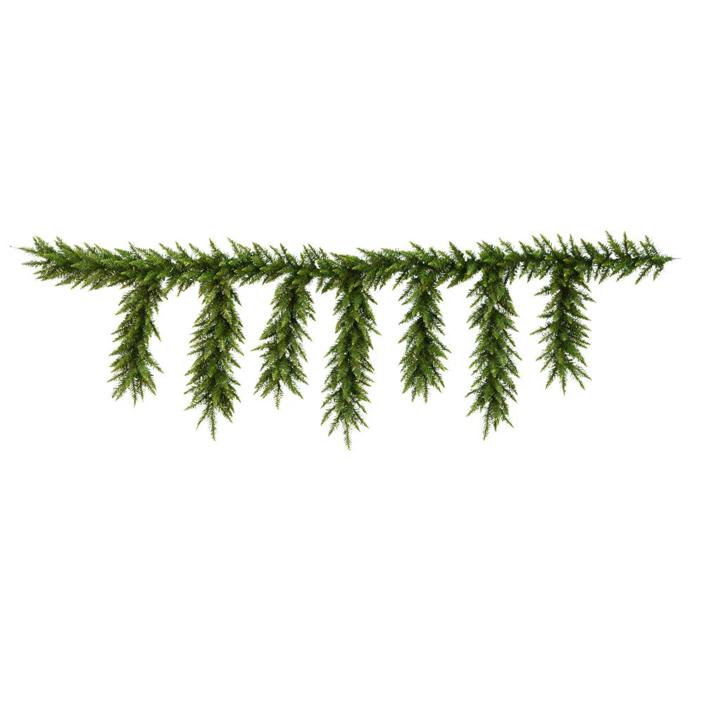 Vickerman A861160 9' Camdon Fir Icicle Artificial Christmas Garland Unlit