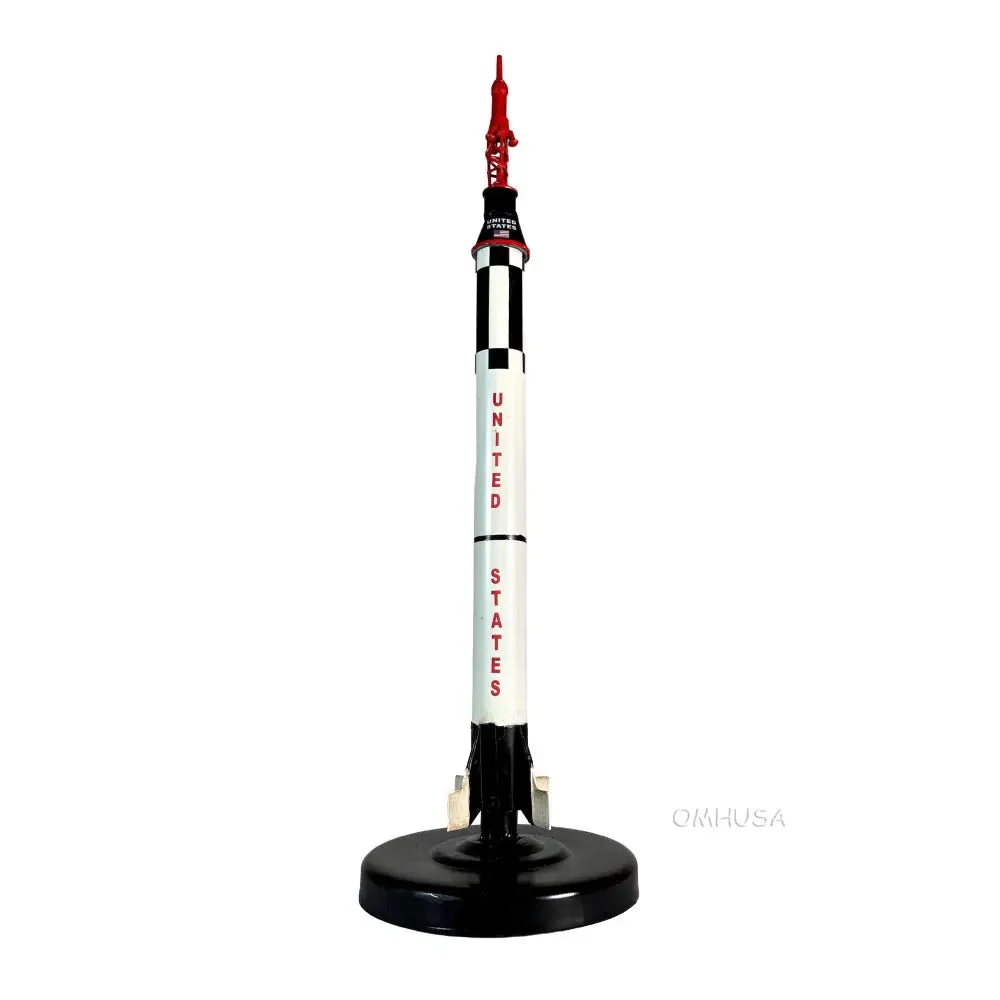 Mercury Redstone Rocket Display Model 16" – Metal Finish – Collector’s Spacecraft By Old Modern Handicrafts