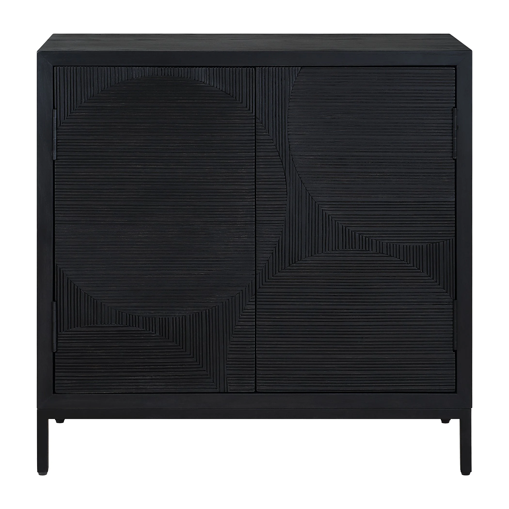 Beswick Black 2 Door Cabinet