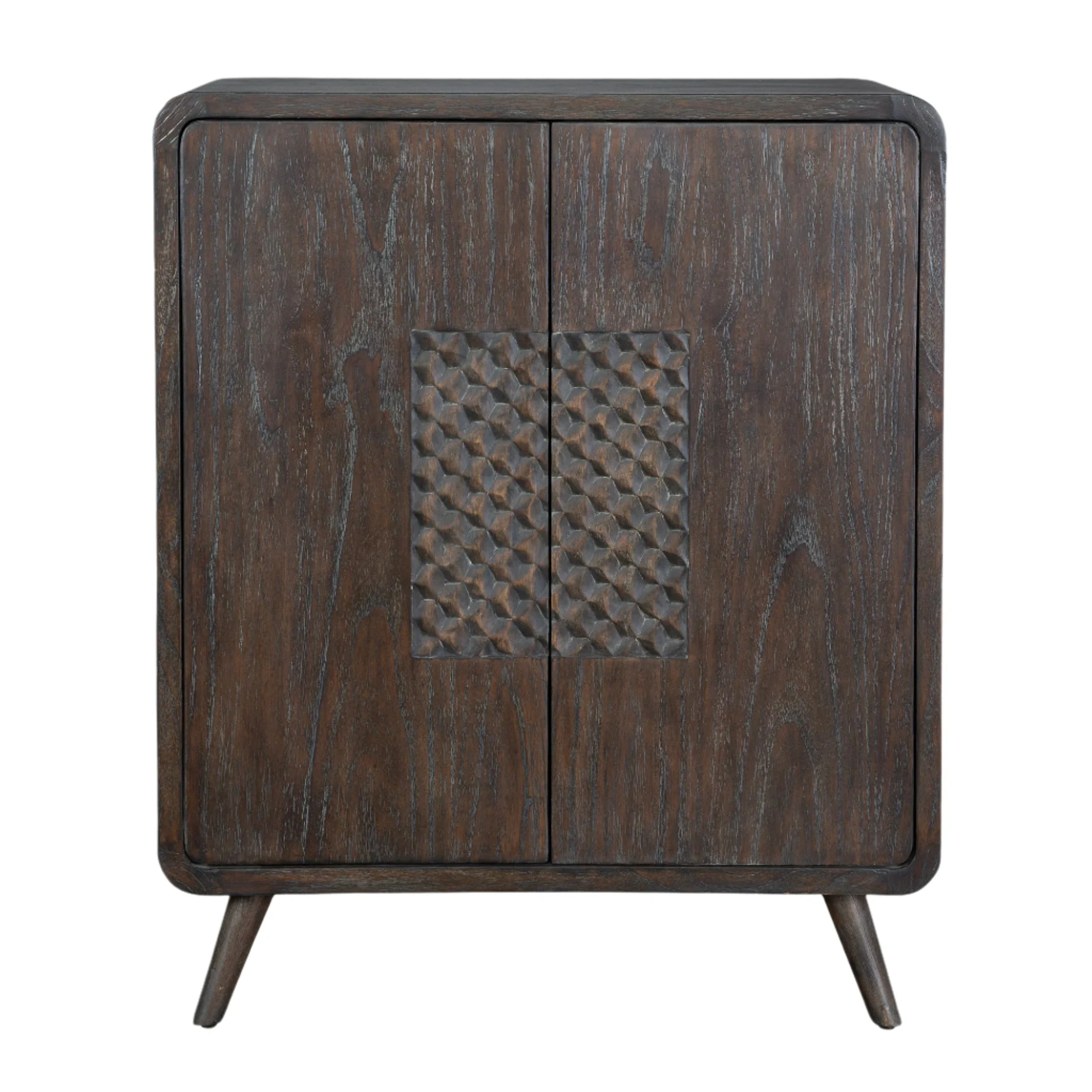 Hausen 2 Door Mid-Century Cabinet