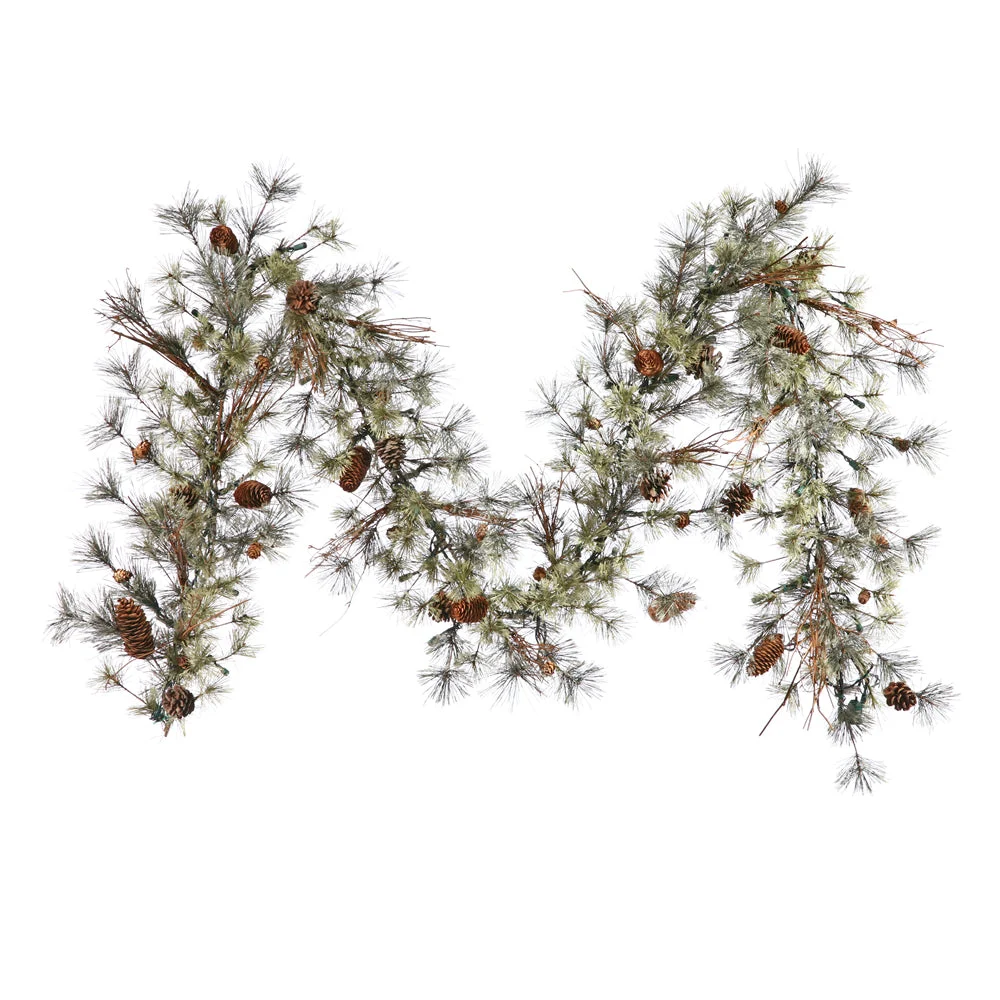 Vickerman B165512 9' X 12" Dakota Artificial Christmas Garland Unlit