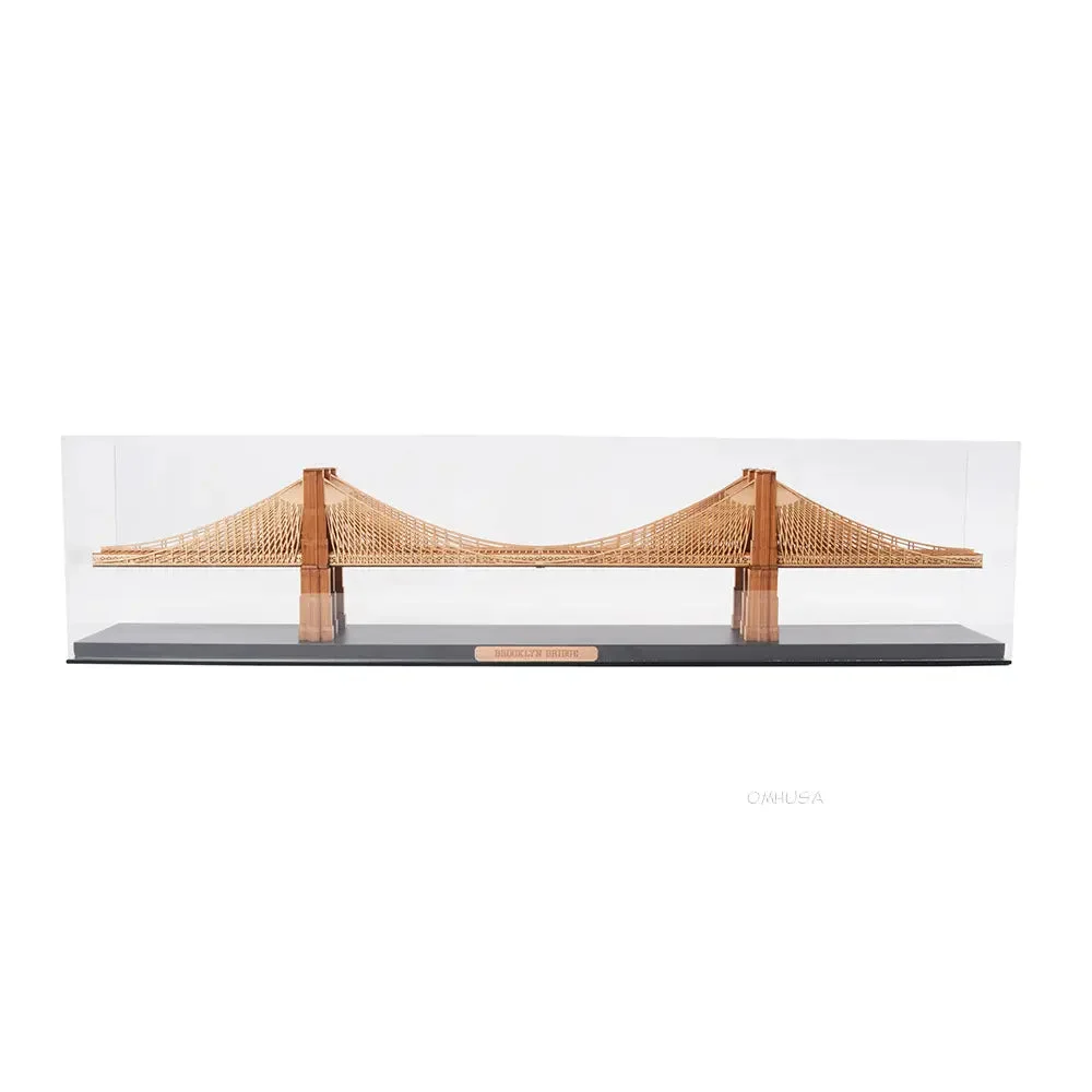Brooklyn Bridge Wooden Model – 7.5 Inch Laser Cut Architectural Replica By Old Modern Handicrafts