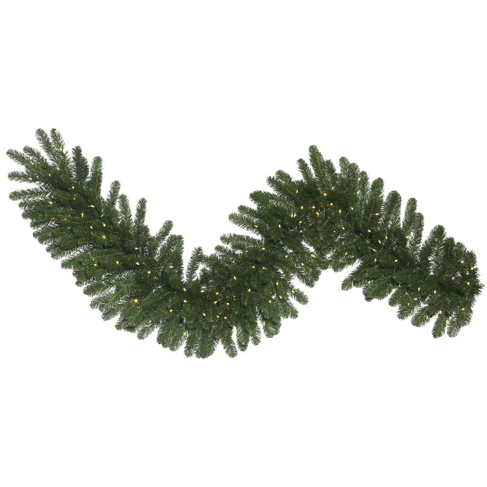 Vickerman C164721Led 9' X 24" Oregon Fir Artificial Christmas Garland Warm White Led Lights