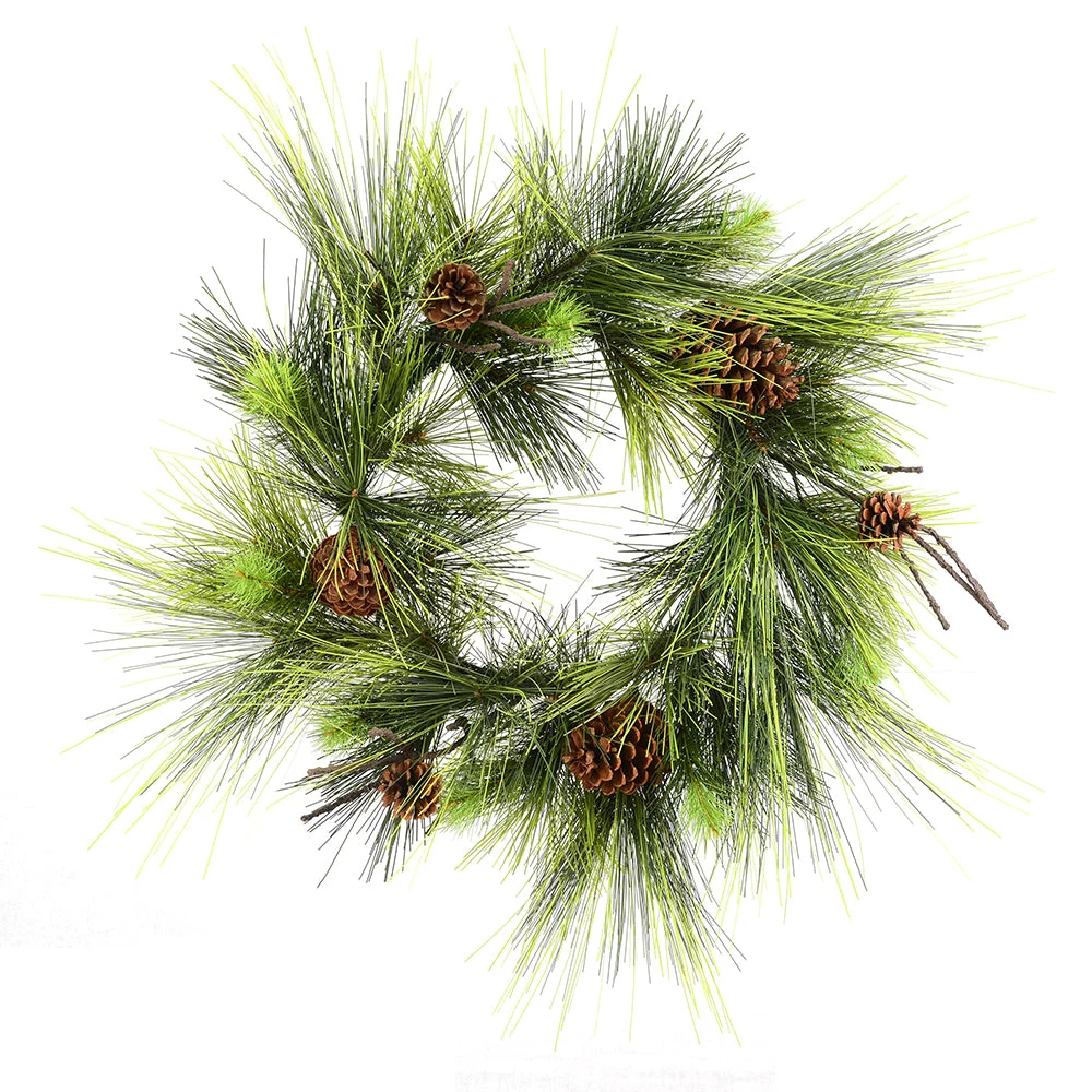 Vickerman D181124 24" Boulder Pine Artificial Christmas Wreath Unlit